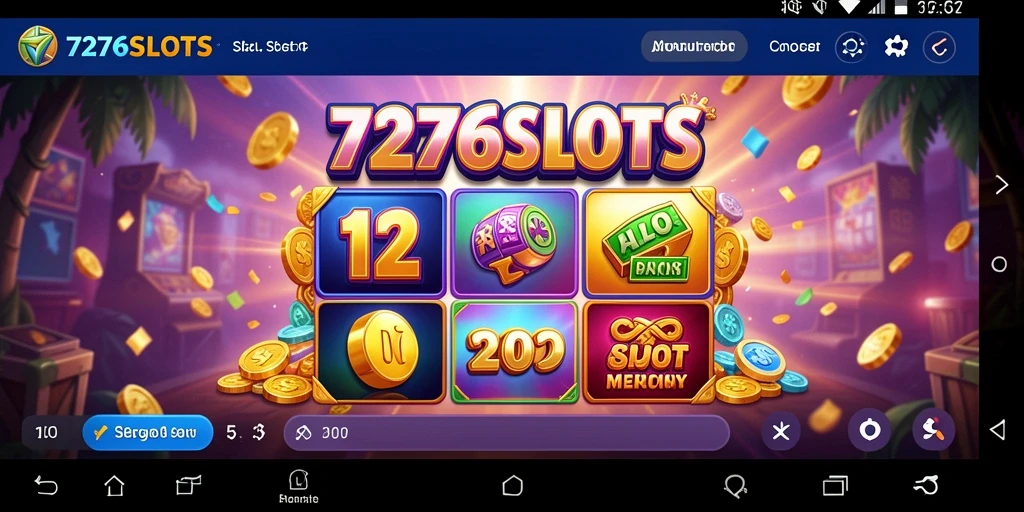 Tampilan gameplay seru di 7276SLOTS dengan berbagai tema slot.
