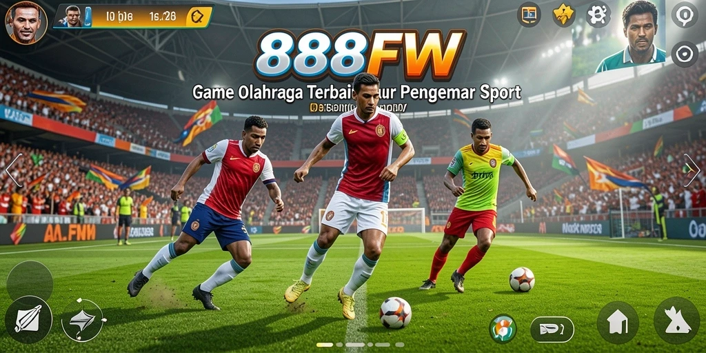 Tampilan gameplay seru dan dinamis di 888FW.