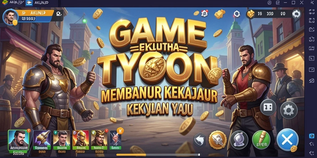 Tampilan gameplay AKUNJP yang menarik dan penuh strategi.