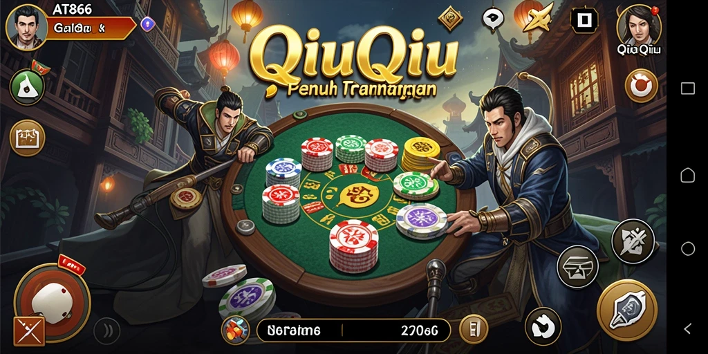 Screenshot gameplay AT866 dengan pengalaman seru QiuQiu.