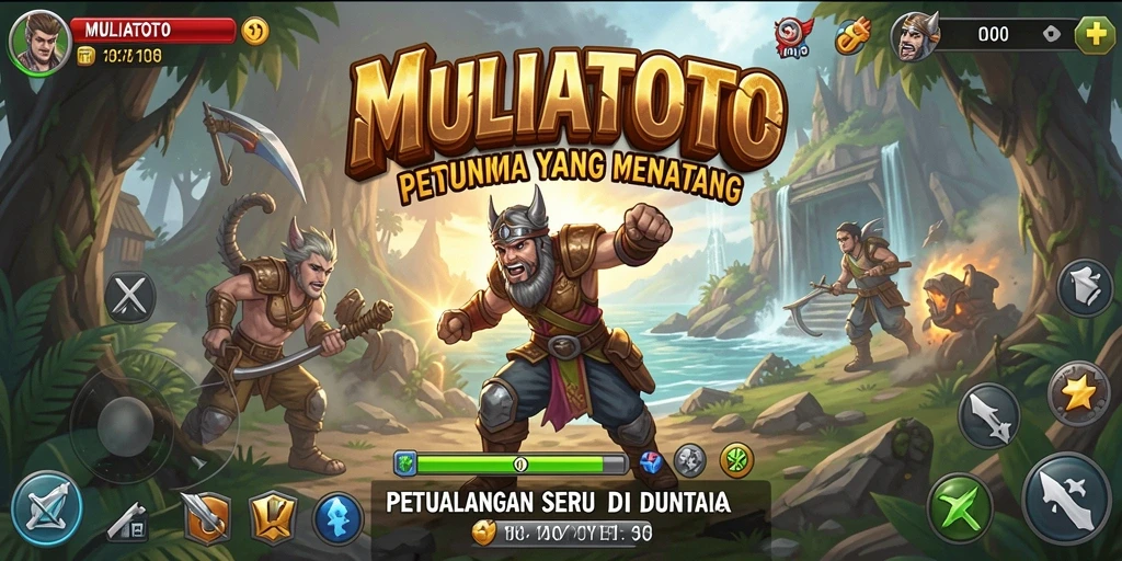 Gameplay seru MULIATOTO dengan petualangan mendebarkan.