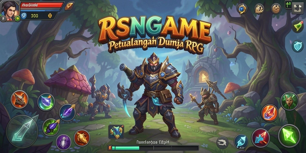 Tampilan menakjubkan dari gameplay RSNGAME dalam aksi.