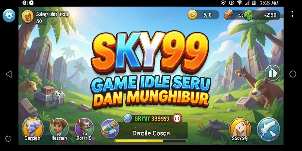 Tampilan gameplay <strong>SKY99</strong>, seru dan menghibur untuk dimainkan.