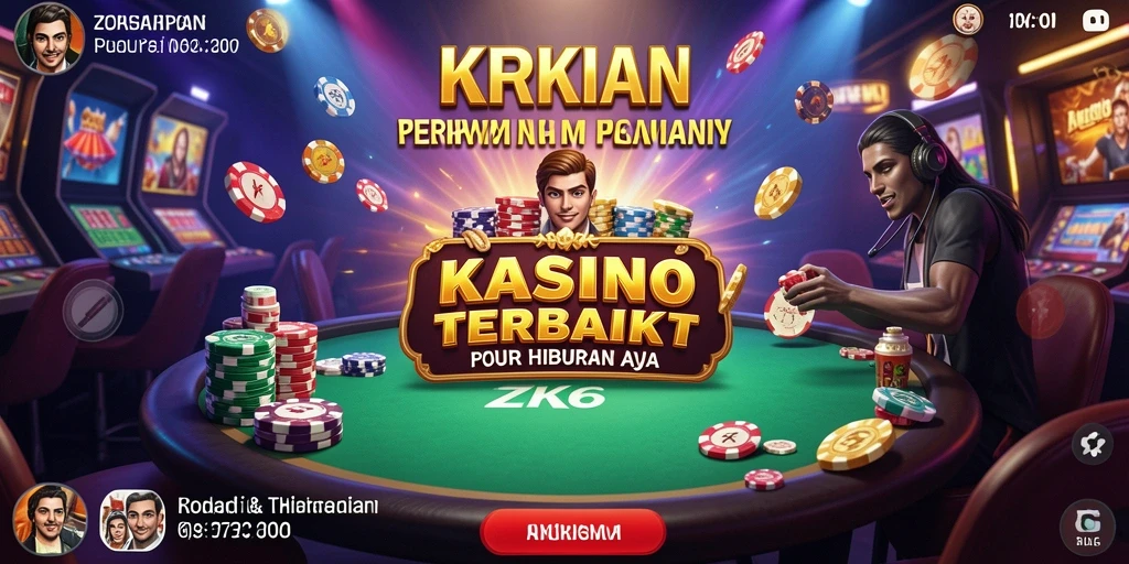 Screenshot utama <strong>ZK6</strong> menampilkan gameplay Kasino yang seru dan interaktif.
